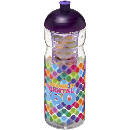 H2O Active® Base 650 ml bidon en infuser met koepeldeksel - Topgiving