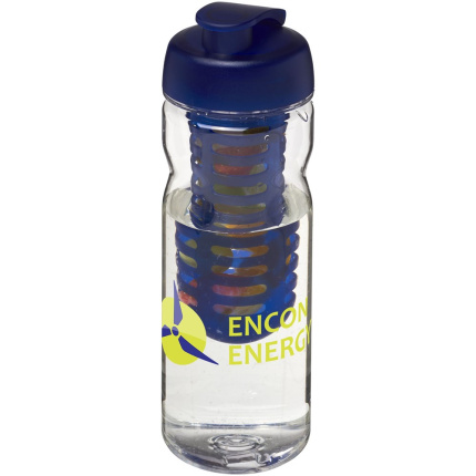 H2O Active® Base Tritan™ 650 ml sportfles en infuser met flipcapdeksel - Topgiving