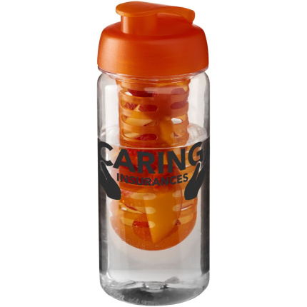 H2O Active® Octave Tritan™ 600 ml sportfles en infuser met flipcapdeksel - Topgiving