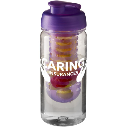 H2O Active® Octave Tritan™ 600 ml sportfles en infuser met flipcapdeksel - Topgiving