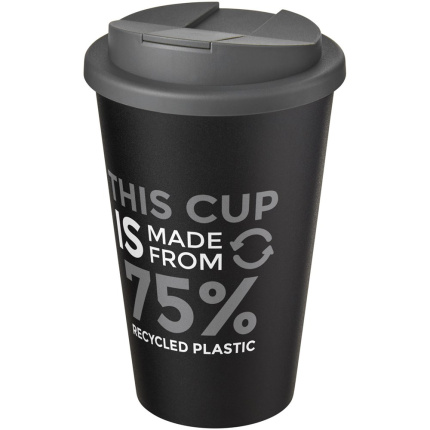 Americano® Eco 350 ml gerecyclede beker met spill-proof deksel - Topgiving