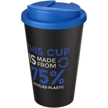 Americano® Eco 350 ml gerecyclede beker met spill-proof deksel - Topgiving