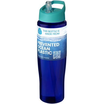 H2O Active® Eco Tempo drinkfles van 700 ml met tuitdeksel - Topgiving