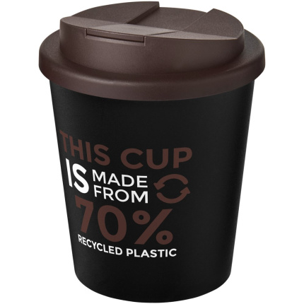 Americano® Espresso Eco 250 ml gerecyclede beker met knoeibestendig deksel  - Topgiving