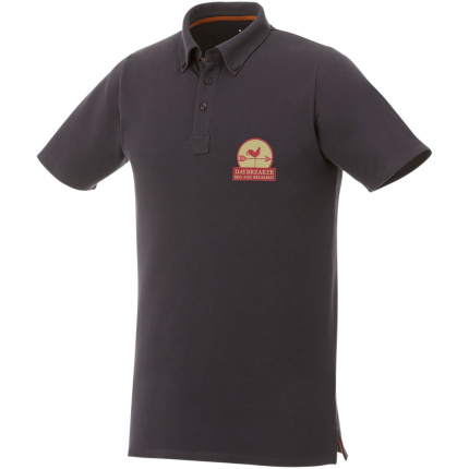 Atkinson button-down heren polo met korte mouwen - Topgiving