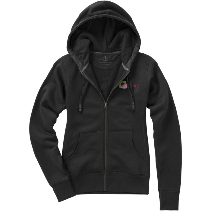 Arora dames hoodie met ritssluiting - Topgiving