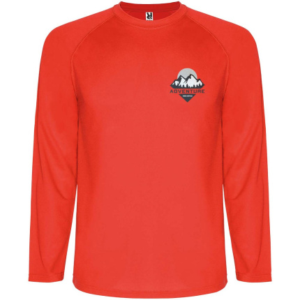 Montecarlo heren sport t-shirt met lange mouwen - Topgiving