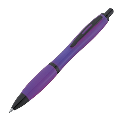 Pen met zwarte applicaties - Topgiving