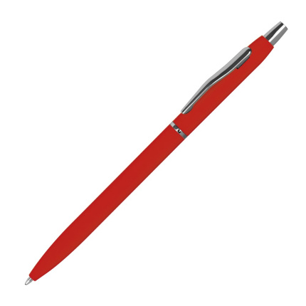 Pen met een rubberen coating - Topgiving