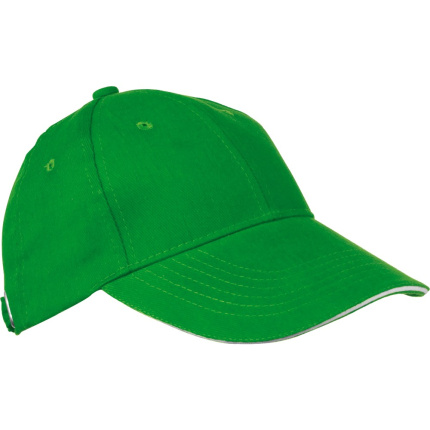 6-panel sandwich katoenen baseballcap - Topgiving