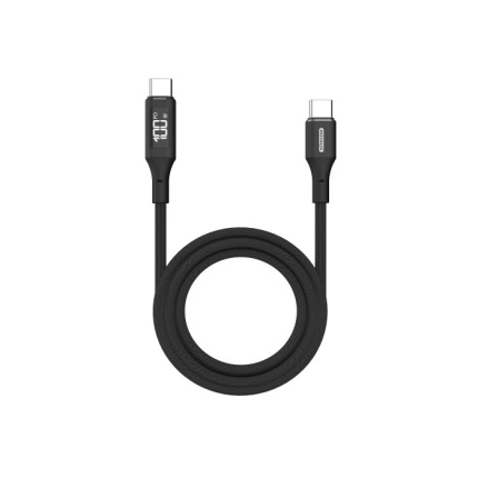 Sitecom CA-1005 USB-C to USB-C Power cable with LED display - Topgiving