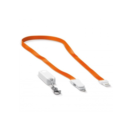 Keycord en oplaadkabel 3-in-1 - Topgiving