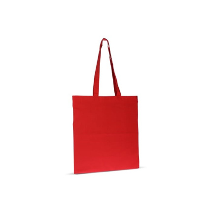 Schoudertas biologisch katoen kleur lang 140g/m² 38x42 cm - Topgiving