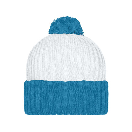 Knitted Cap with Pompon - Topgiving