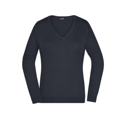 Ladies' V-Neck Pullover - Topgiving