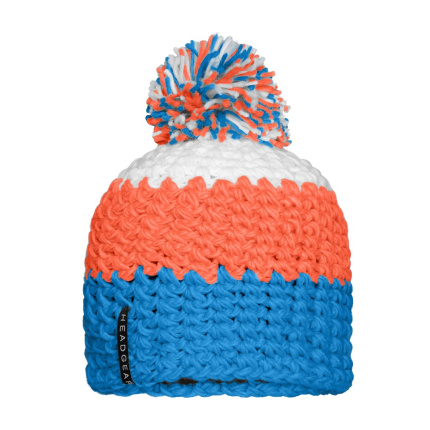 Crocheted Cap with Pompon - Topgiving