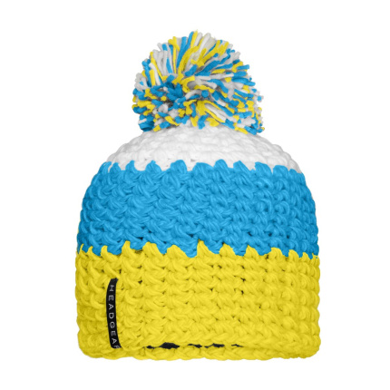 Crocheted Cap with Pompon - Topgiving