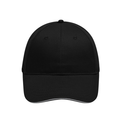 6 Panel Brushed Sandwich Cap - Topgiving