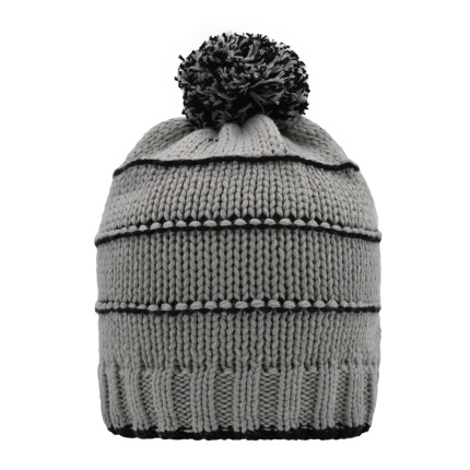Knitted Winter Beanie with Pompon - Topgiving