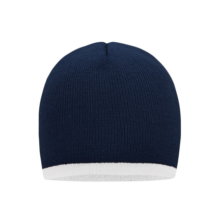 Beanie with Contrasting Border - Topgiving