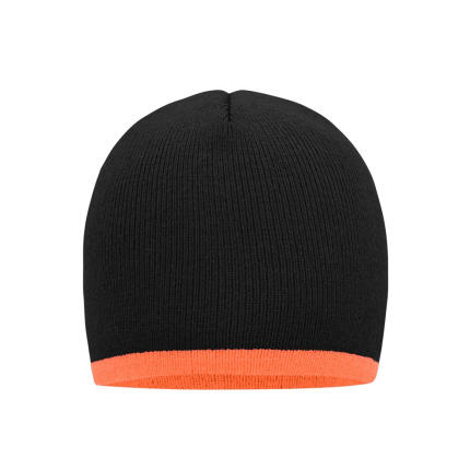 Beanie with Contrasting Border - Topgiving