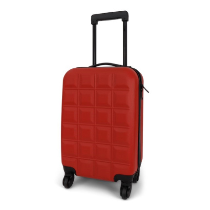 Norländer Cabin Size Trolley Squared Rood - Topgiving