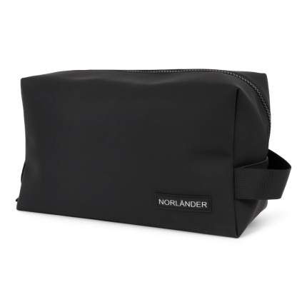 NORL&Auml;NDER Dull PU Toilettas Zwart - Topgiving