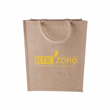 Jute shopper staand model 240 gr/m2 - Topgiving