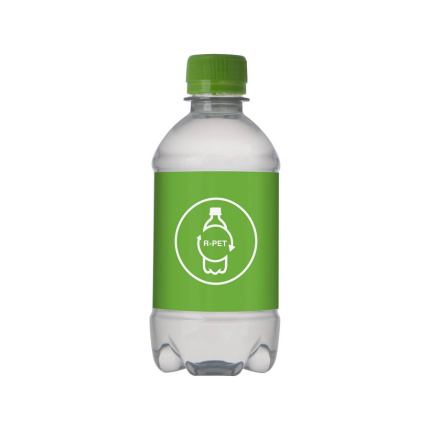 Bronwater recycled pet 330 ml met draaidop - Topgiving