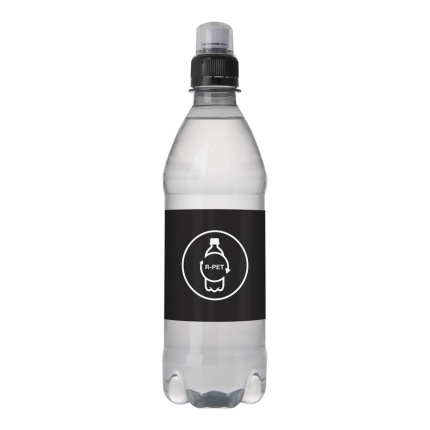 Bronwater recycled pet 500 ml met sportdop - Topgiving