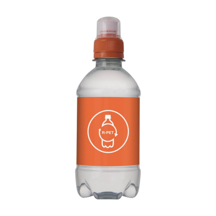 Bronwater recycled pet 330 ml met sportdop - Topgiving