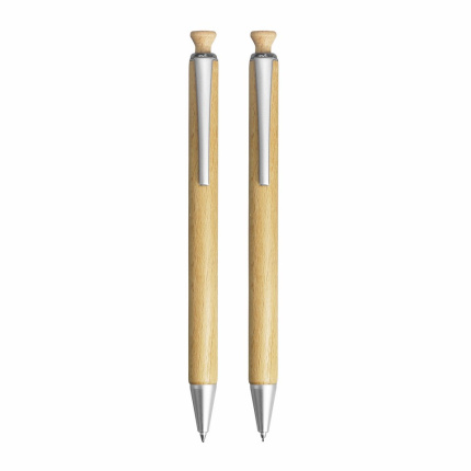 Wooden ballpoint and pencil - Topgiving