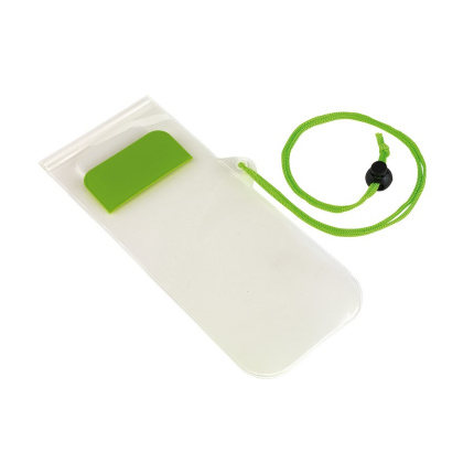 Transparant spatwaterdicht telefoontasje smart splash - Topgiving