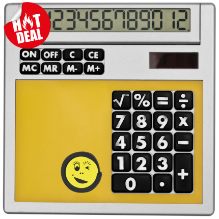 Calculator own design met inlegplaatje - Topgiving