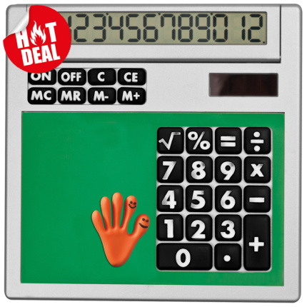 Calculator own design met inlegplaatje - Topgiving