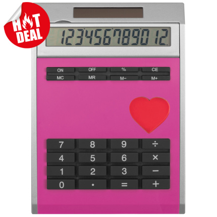 Calculator own design met inlegplaatje, klein - Topgiving