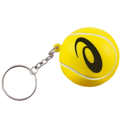 Anti-stress tennisbal sleutelhanger - Topgiving