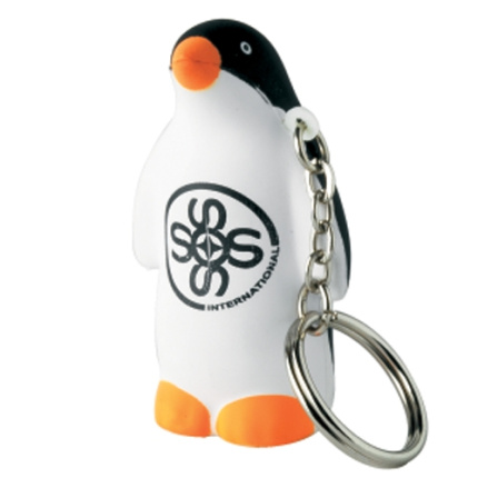 Anti-stress pinguin sleutelhanger - Topgiving