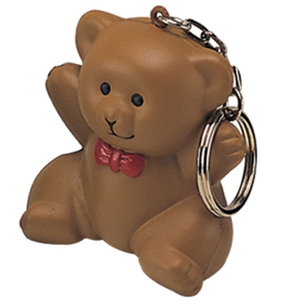 Anti-stress teddy beer sleutelhanger - Topgiving