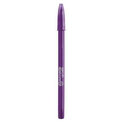 Bic® style clear balpen - Topgiving