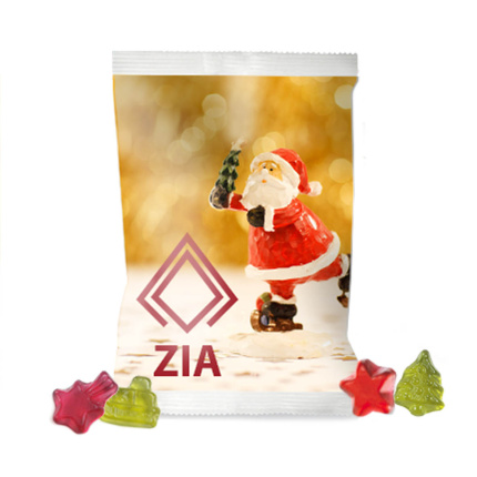 Zakje kerst vruchtengummies - Topgiving