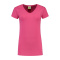 L&S T-shirt V-neck cot/elast SS for her - Topgiving