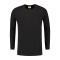 L&S T-shirt Crewneck cot/elast LS for him - Topgiving