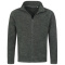 Stedman Melange Fleece Cardigan for him - Topgiving