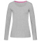 Stedman T-shirt V-neck Claire LS for her - Topgiving