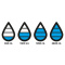 Aqua hydratatie tritan fles - Topgiving