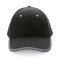 Impact AWARE™ 6 panel 280gr recycled katoen cap met bies - Topgiving