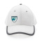 Impact AWARE™ 6 panel 280gr recycled katoen cap met bies - Topgiving