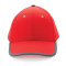 Impact AWARE™ 6 panel 280gr recycled katoen cap met bies - Topgiving