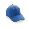 Impact AWARE™ 6 panel 280gr recycled katoen cap met bies - Topgiving